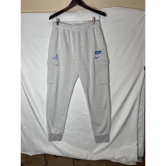 Nike Other - Nike UCLA  size M sweatpants cargo style gray drawstring closure everyday comfy